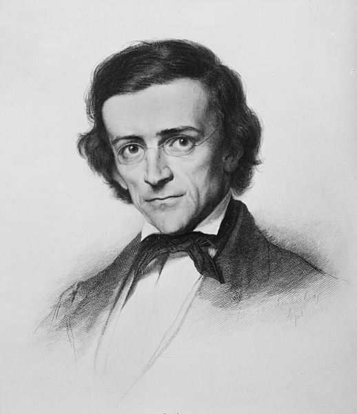 Louis Jacoby's 1863 sketch of Mommsen